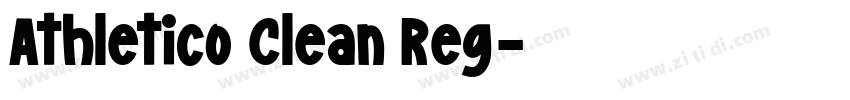Athletico Clean Reg字体转换 Athletico Clean Reg字体转换